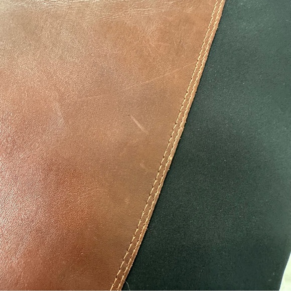 Vince Camuto Leather/Fabric Upper Dark Brown  Boots in Size 7M - Picture 14 of 16